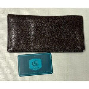 Cosac Vintage Brown Leather Wallet Bifold Credit Card Slots Philippines Unisex